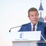 Emiliano García-Page en la inauguración de las estaciones depuradoras de aguas residuales de Cebolla, Mesegar de Tajo y Montearagón