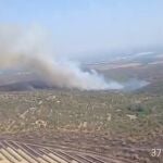 Incendio forestal en Castilblanco de los Arroyos, en Sevilla