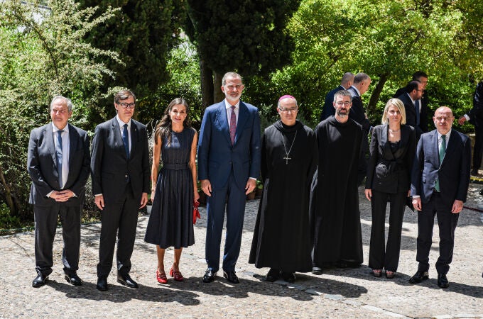 Los Reyes presiden la celebración del Milenario de la fundación del Monasterio de Montserrat