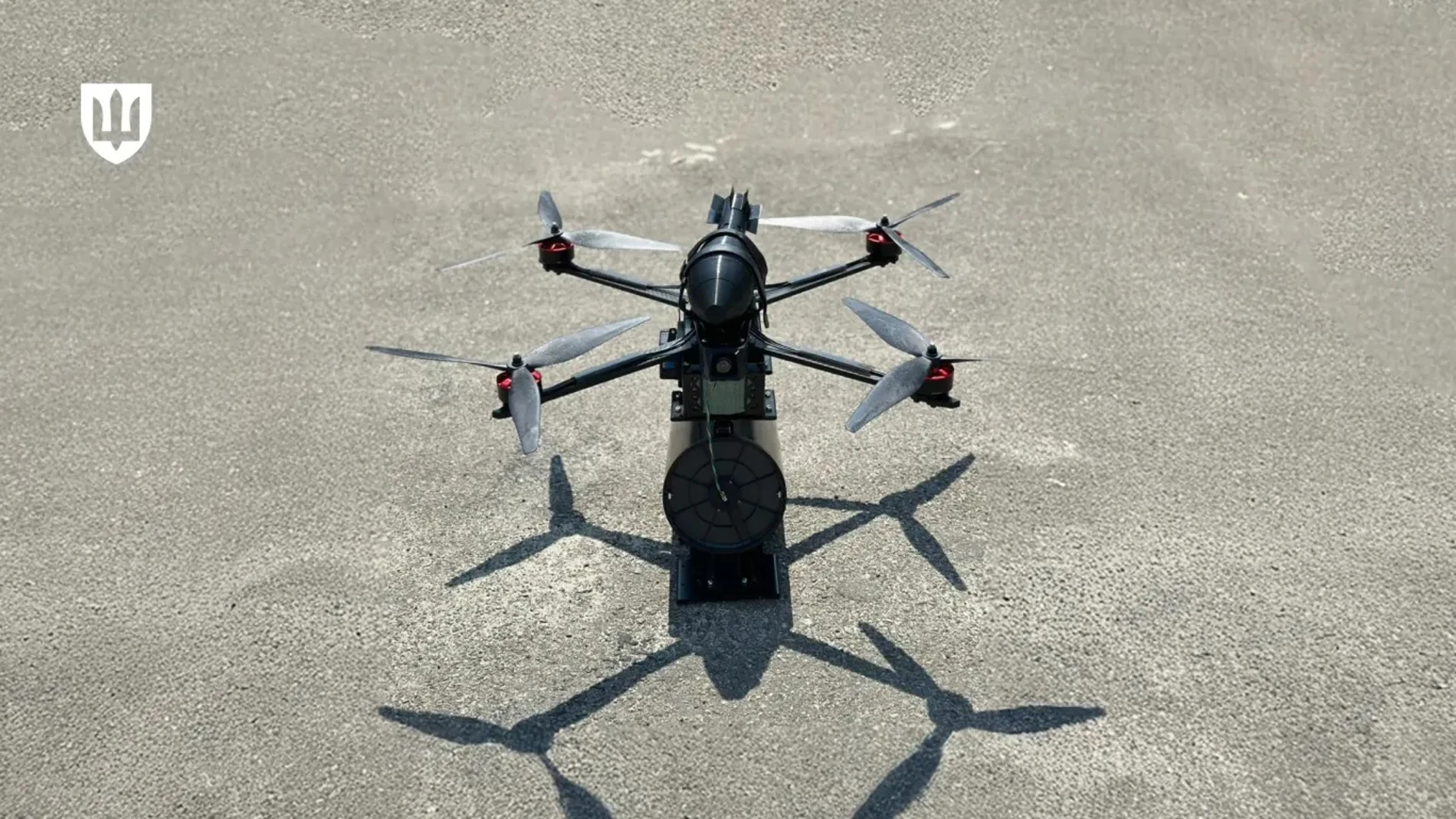 Dron de fibra óptica ucraniano