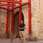 El alcalde de Tordesillas, Miguel Ángel Oliveira, visita las obras en el Palacio