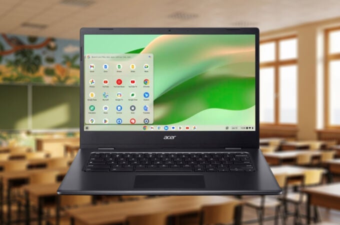 El Acer Chromebook 314 CBOA314-1H-C5CQ es un portátil bueno, bonito y barato
