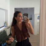 Rocío Osorno con chaleco de Zara.