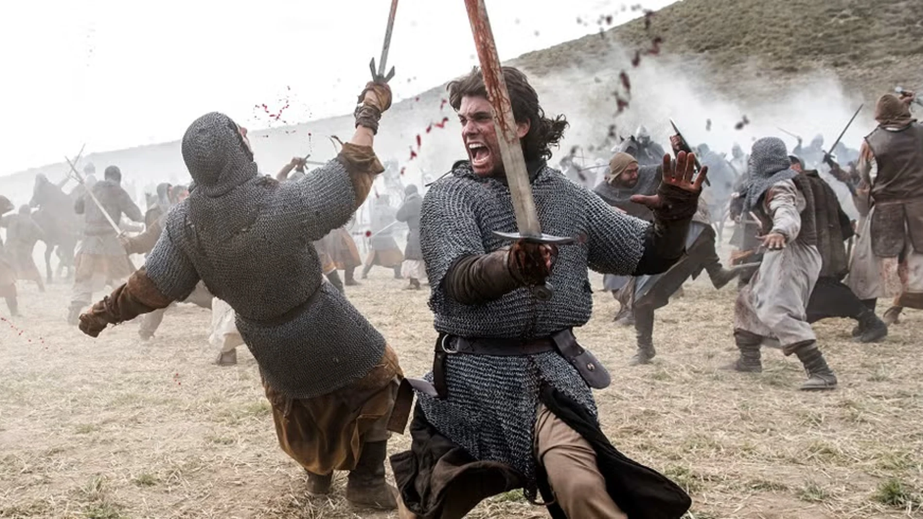 El actor Jaime Lorente se metió en la piel de El Cid para darle vida en la pequeña pantalla