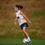 Entrenamiento de la selección femenina