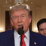 Irán.- Trump insta a Rusia a no utilizar "a la ligera" el término "nuclear" en respuesta a Medvedev