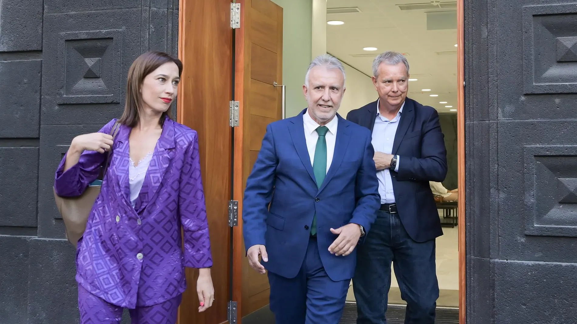 Ángel Víctor Torres en el Parlamento de Canarias este lunes