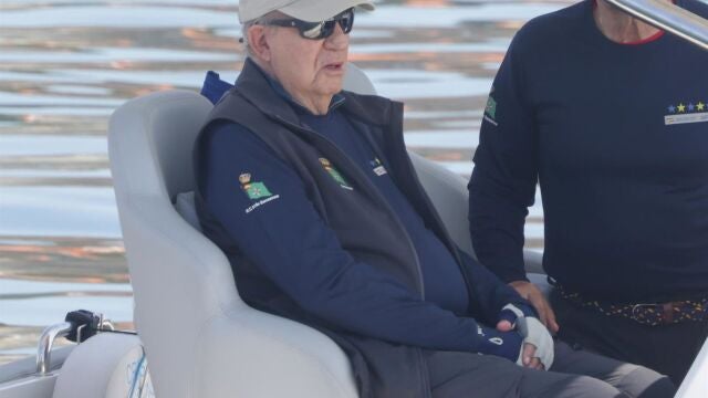 El Rey Juan Carlos, sus preocupantes imágenes antes de poner fin a su visita a España