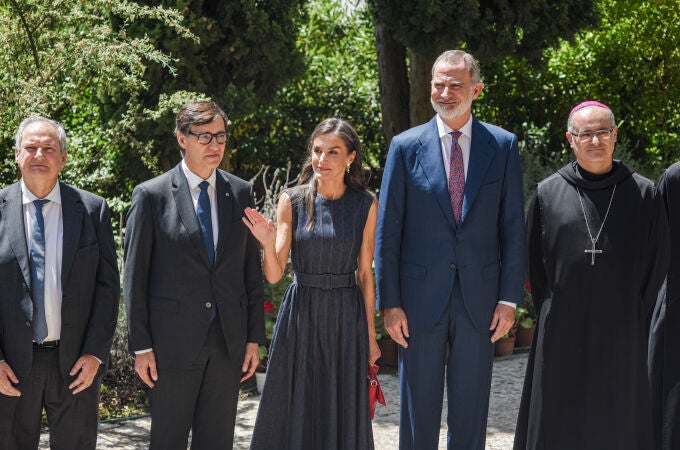 Los Reyes presiden la celebración del Milenario de la fundación del Monasterio de Montserrat
