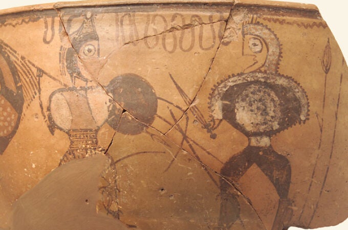 Vaso de los guerreros de Numancia (siglos II-I a.C.)