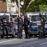 Agentes de la Policía Nacional en Cádiz