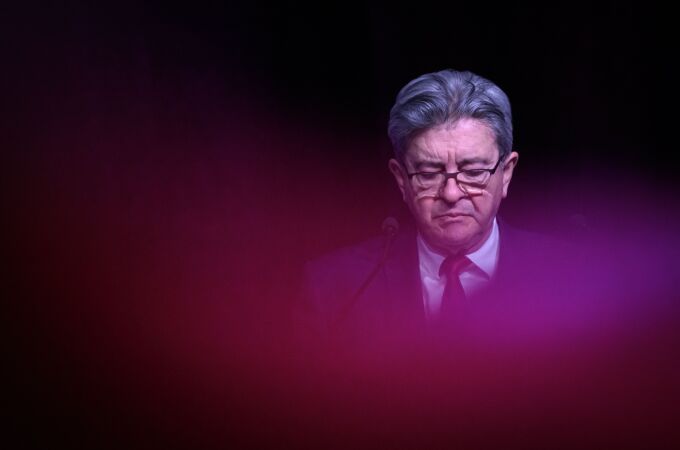 El candidato de extrema izquierda, Jean-Luc Mélenchon