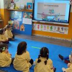 Escolares de Castilla y León participantes en el programa "Naturaliza"