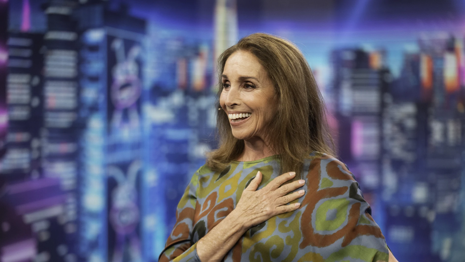Ana Belén y su look en 'El Hormiguero'.