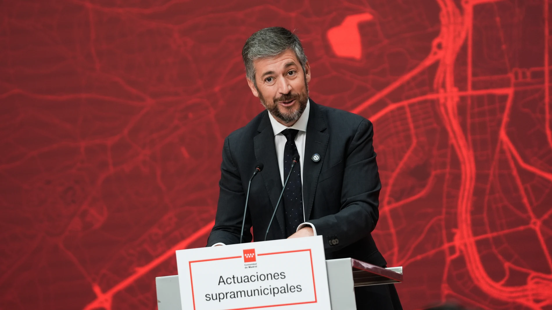 El consejero de Presidencia, Justicia y Administración Local, Miguel Ángel García Martín, en un acto celebrado en la Real Casa de Correos REMITIDA / HANDOUT por COMUNIDAD DE MADRID Fotografía remitida a medios de comunicación exclusivamente para ilustrar la noticia a la que hace referencia la imagen, y citando la procedencia de la imagen en la firma 23/06/2025