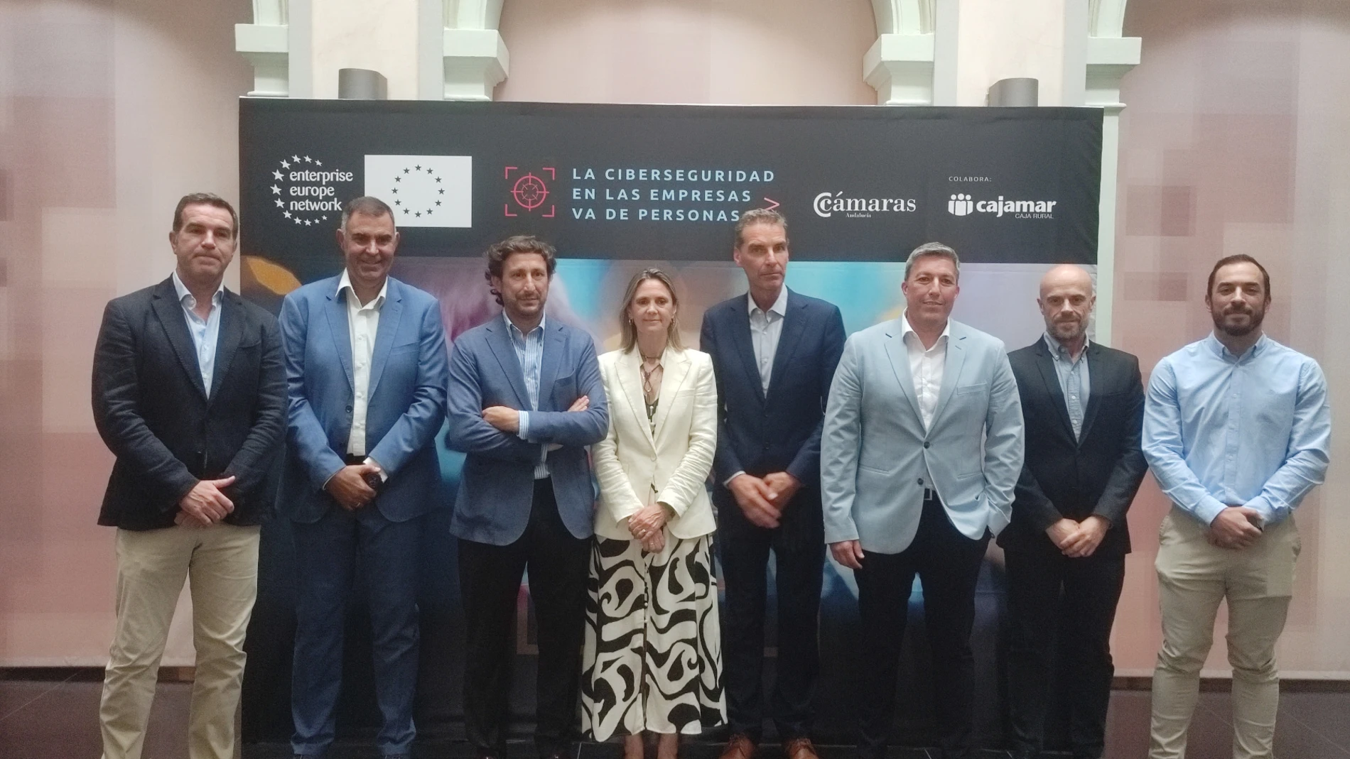 Los protagonistas del encuentro sobre ciberseguridad