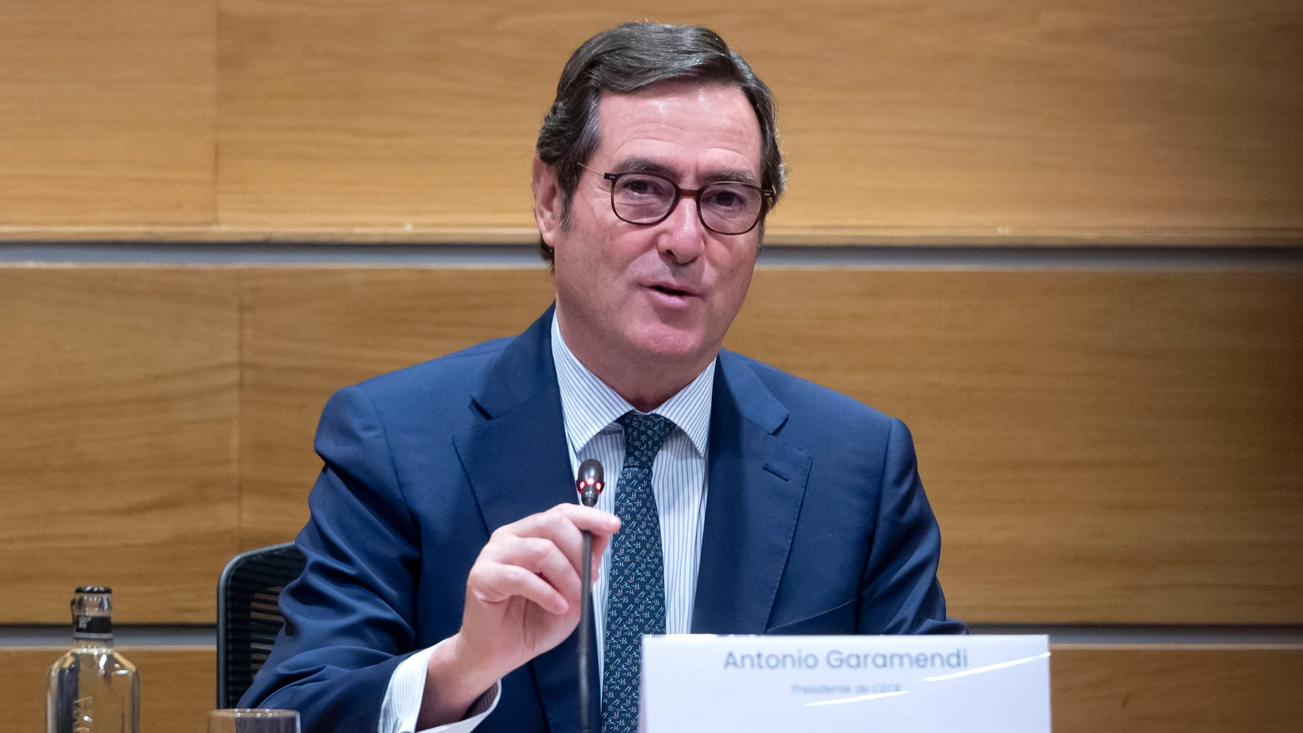 El presidente de CEOE, Antonio Garamendi, clausura en las jornadas 'La confianza en las empresas como motor de cambio', organizadas por la CEOE, en la sede de la CEOE, a 25 de junio de 2025, en Madrid (España). Durante las jornadas, se presenta el informe 'Las empresas, motor de un mundo en evolución'. 25 JUNIO 2025 Alberto Ortega / Europa Press 25/06/2025