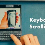 Su teclado físico es como el de las BlackBerry de hace 15 años