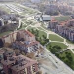 Recreación de la integración del ferrocarril en Granada