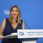 La secretaria general del PP de Castilla-La Mancha, Carolina Agudo.