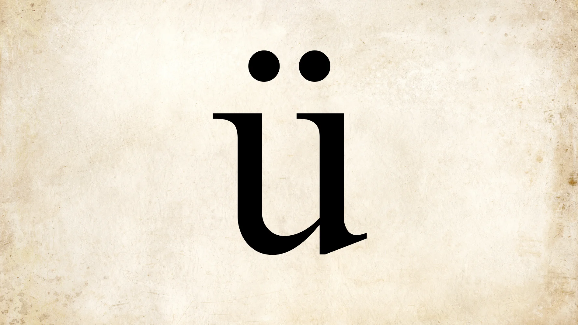 ¿Cómo se llaman los dos puntos que van sobre la u? Este es su nombre que muy pocos conocen