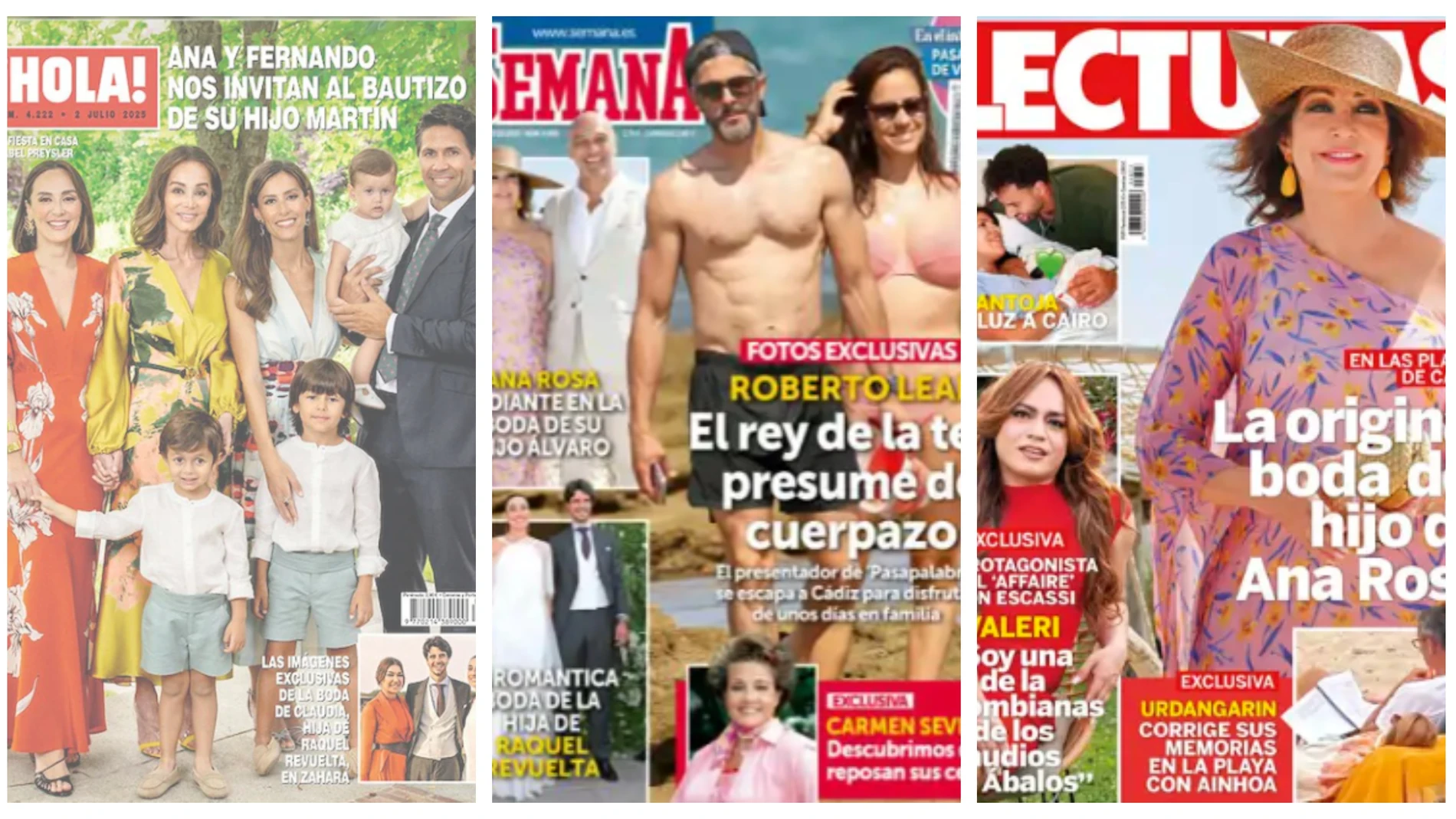Portadas revistas 25 de junio de 2025