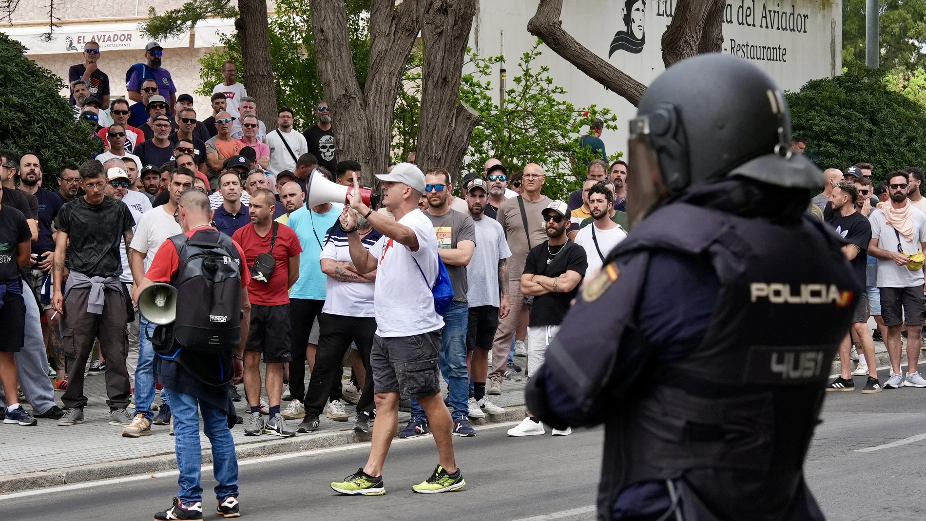 Protesta del sector del metal en Cádiz