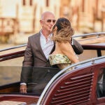 Jeff Bezos y Lauren Sánchez en su fiesta de preboda en Venecia
