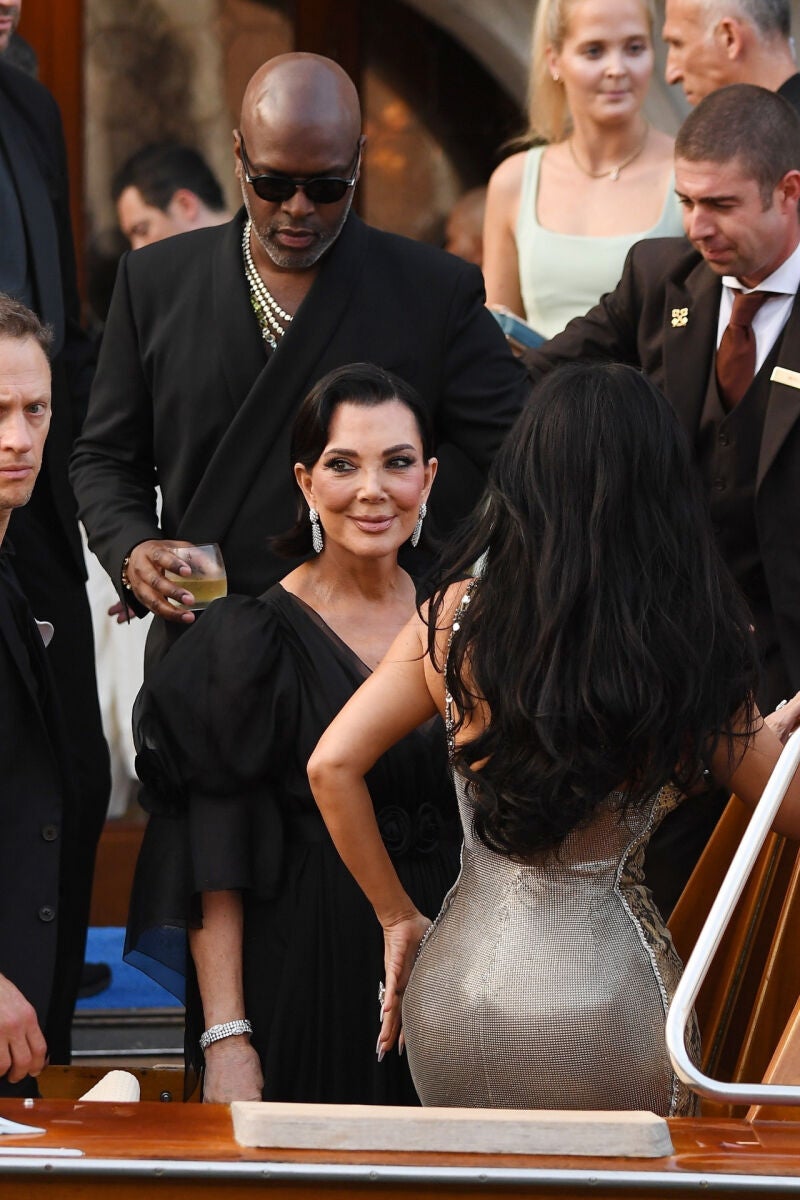 Kris Jenner en la boda de Jeff Bezos y Lauren Sánchez