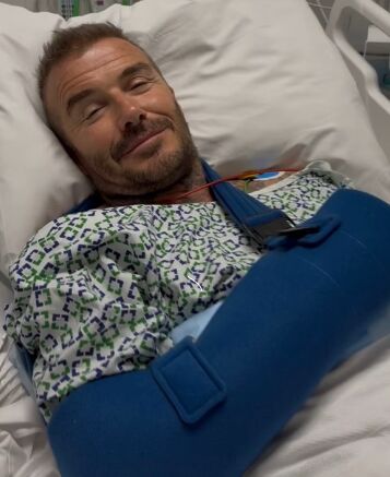 David Beckham, hospitalizado