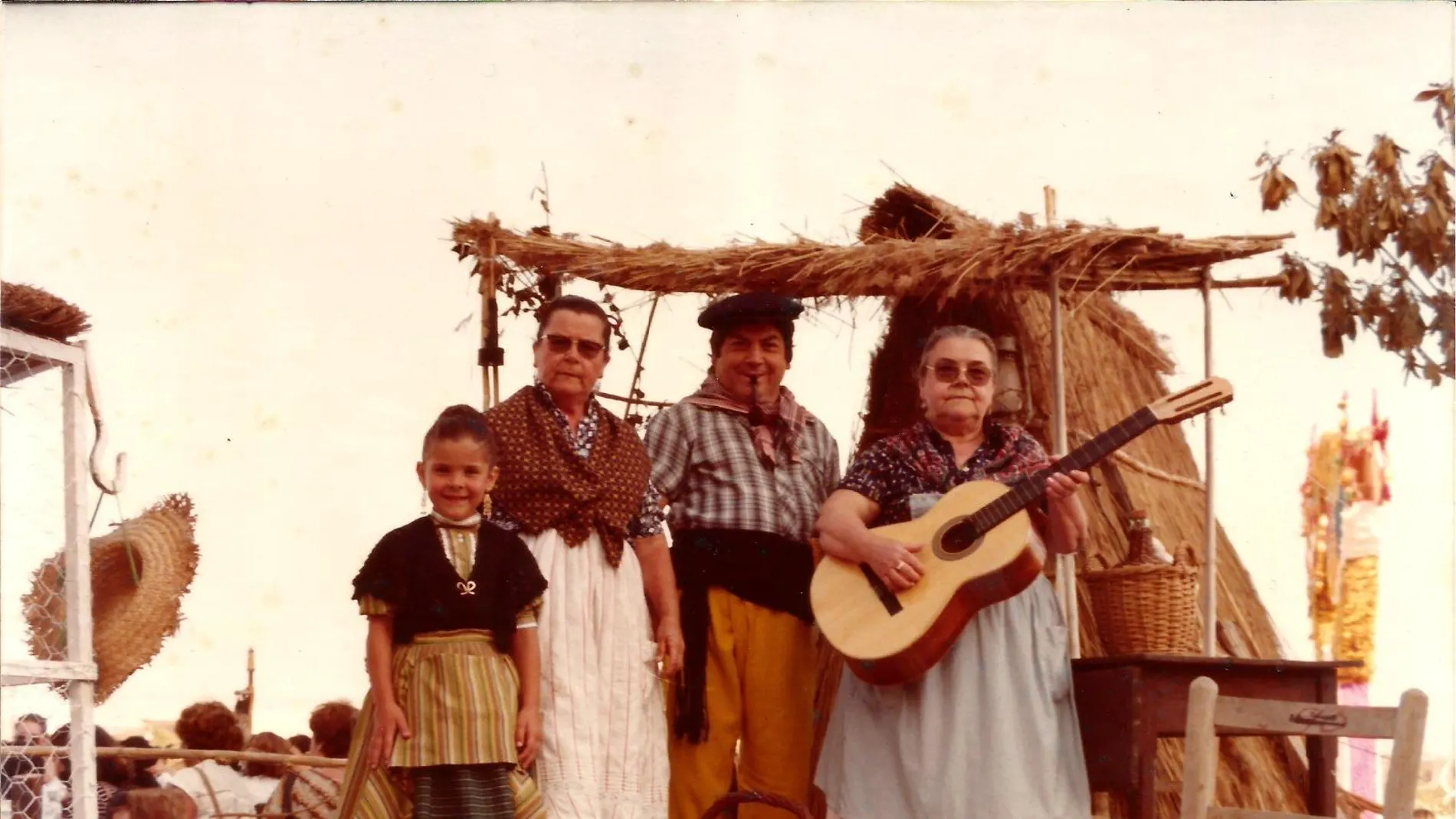 Vicenta, Teresa y Ramón Fraga, los "sesots" del Grao de Castelló