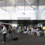 Protesta de trabajadores de Easyjet en Málaga