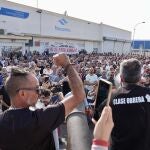 Protestas de trabajadores del metal en Cádiz