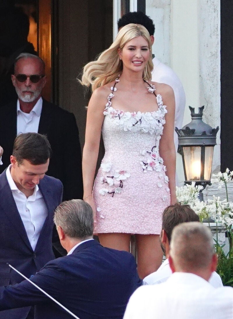 Ivanka Trump en la boda de Jeff Bezos y Lauren Sánchez