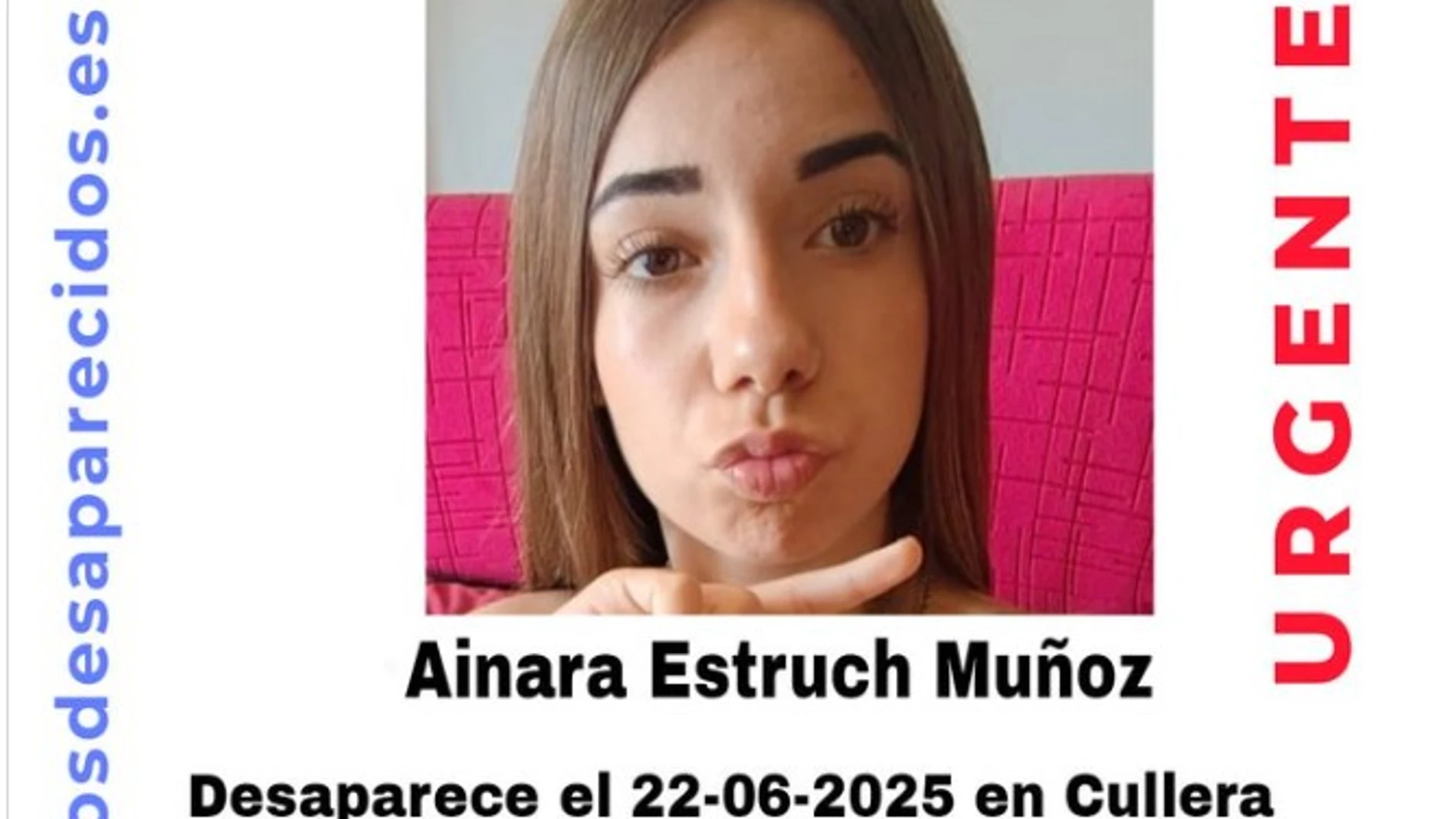 Ainara tiene 13 años y fue vista en Cullera (Valencia) por última vez