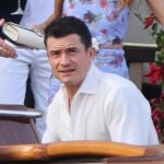Orlando Bloom en la boda de Jeff Bezos y Lauren Sánchez