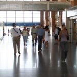 Pasajeros en la estación de tren de Córdoba