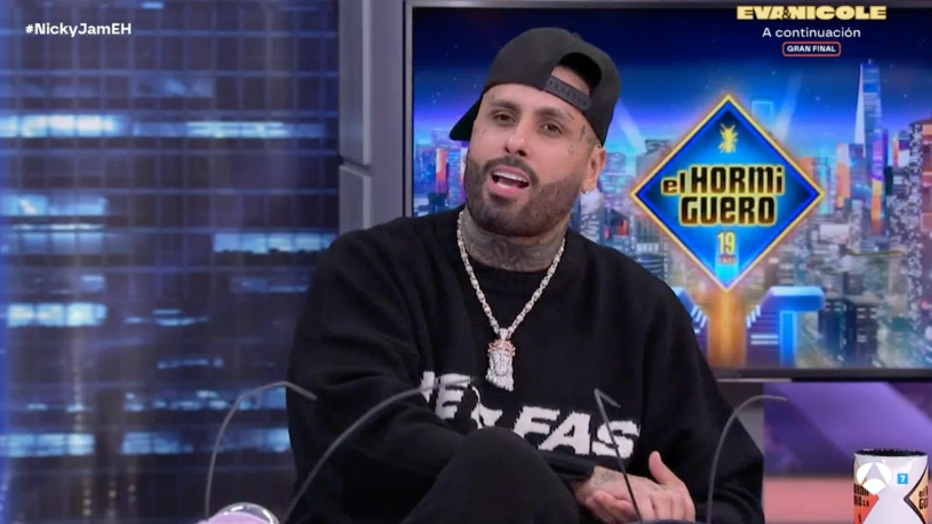 Captura de Nicky Jam en 'El Hormiguero'