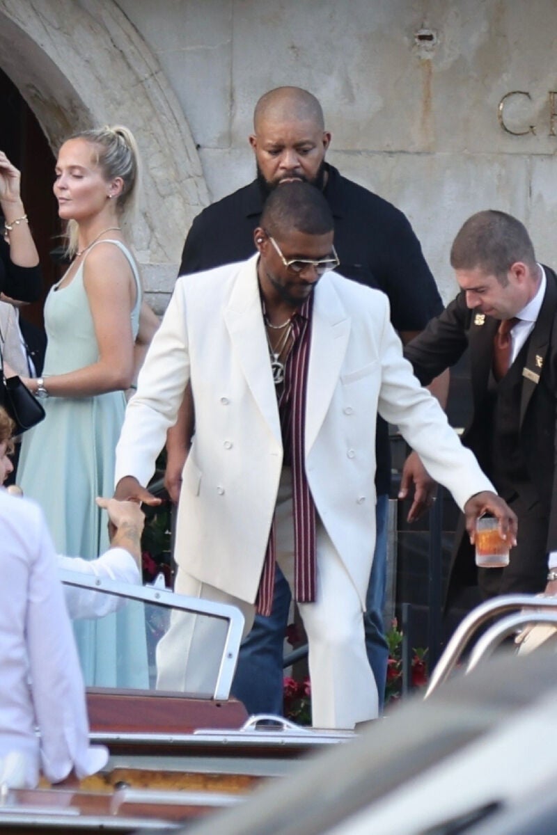 Usher en la boda de Jeff Bezos y Lauren Sánchez