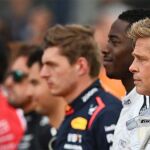 Brad Pitt en una escena de "F1"