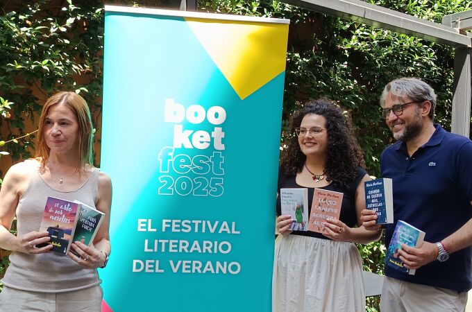 María Martínez, Inma Rubiales y Máximo Huerta, ayer
