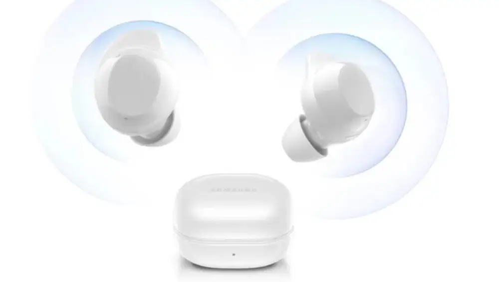 Los Samsung Galaxy Buds Core en color blanco