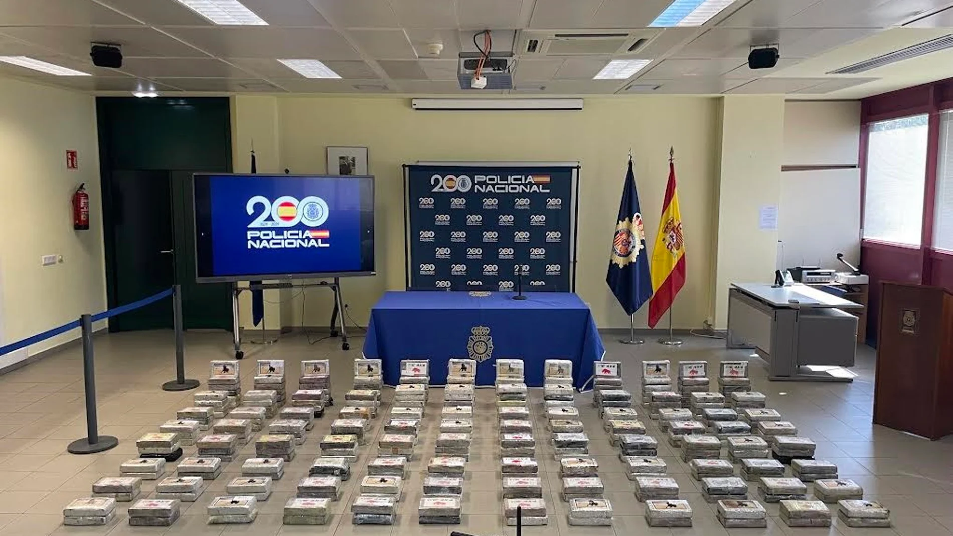 Sucesos.- Una organización a la que se le incautó 300 kilos de cocaína en Gijón cuenta con naves en Asturias y Madrid
