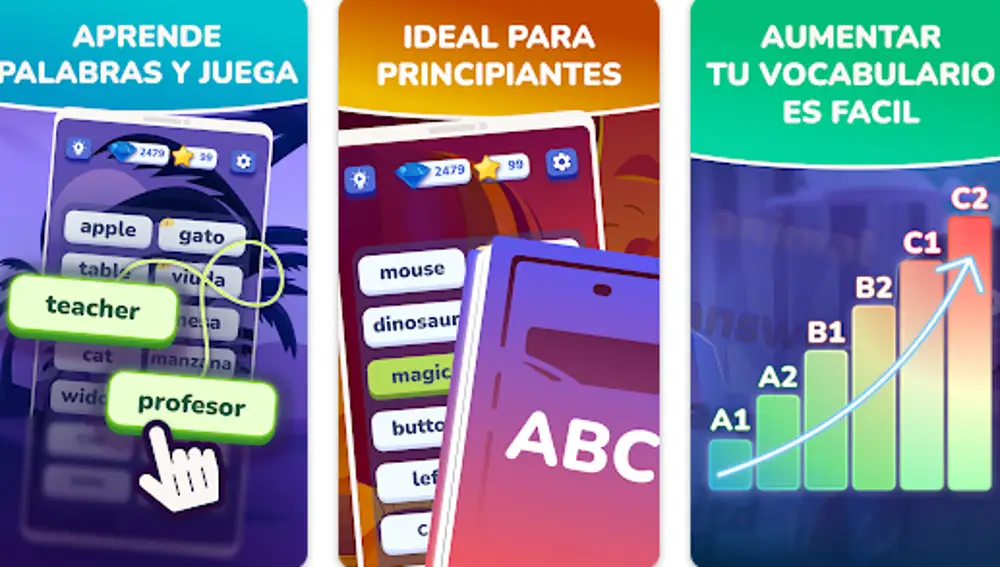 Lo bueno de 'Juegos para aprender inglés' es que permite jugar sin conexión