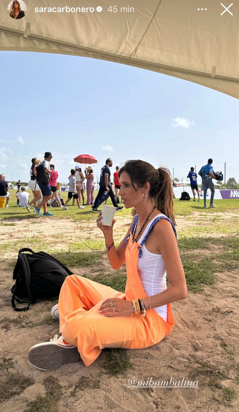 El look de Sara Carbonero en Cap Cana.