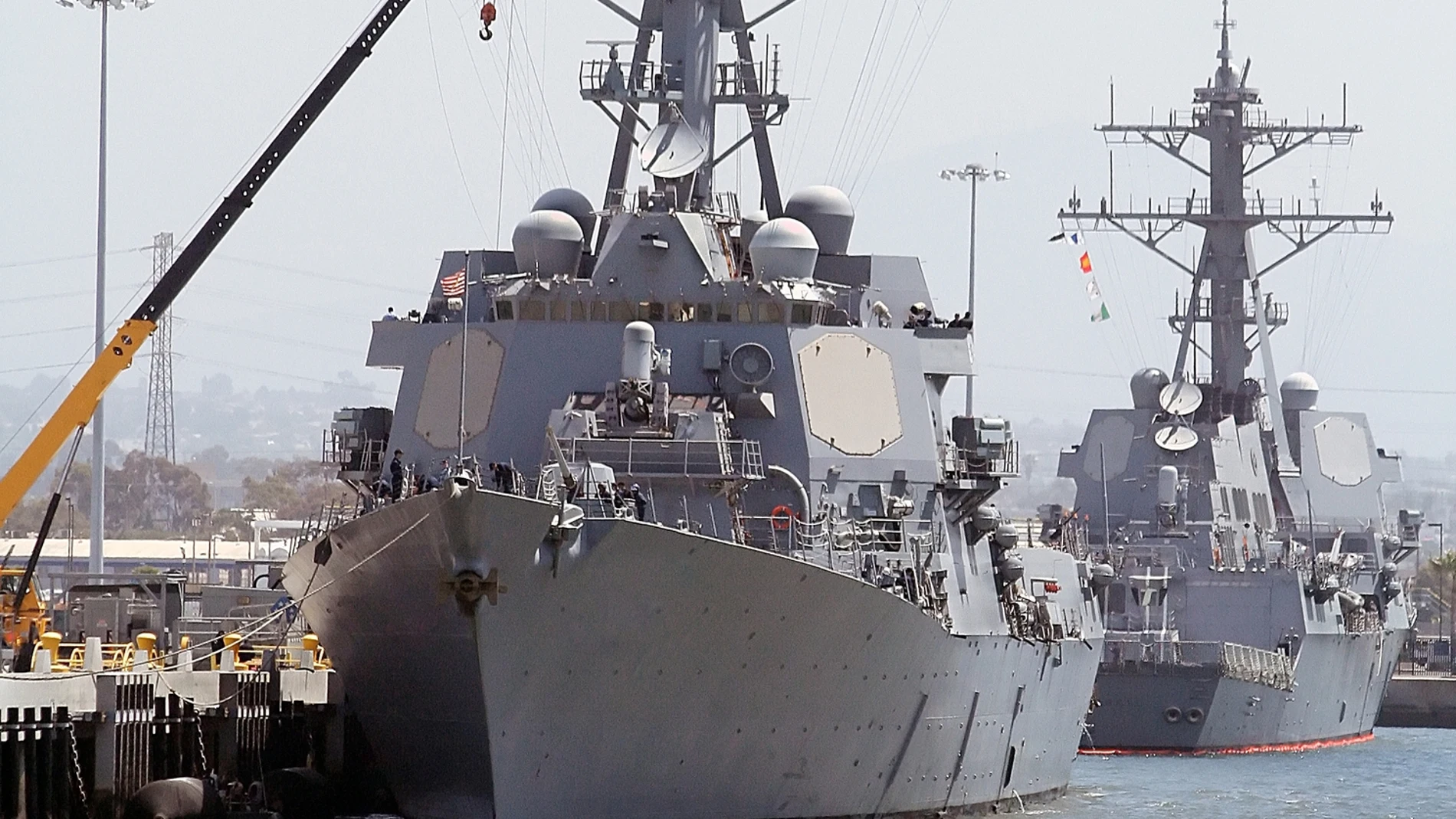 Imagen de archivo de unas buques de guerra. Estados Unidos, a pesar de ser la principal potencia militar del mundo, no cuenta con fragatas en su Marina