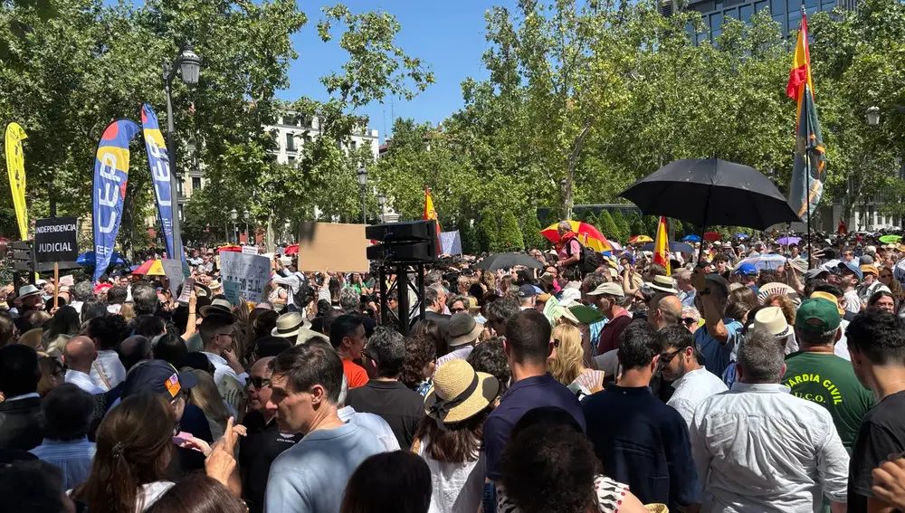 Manifestación en el Supremo contra la 'ley Bolaños'