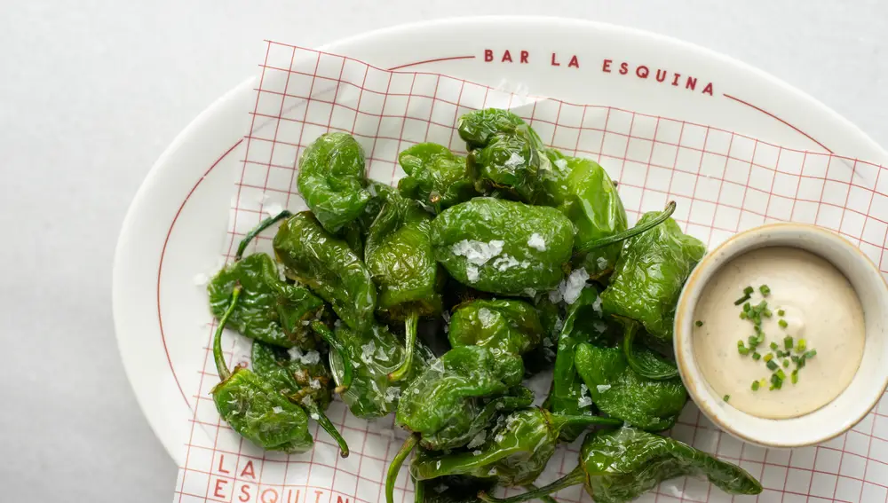 Pimientos de restaurante Esquina