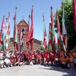 Una docena de pendones en Oteruelo de la Valduerna (León)