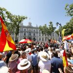 Protesta de la carrera judicial a las puertas del Tribunal Supremo